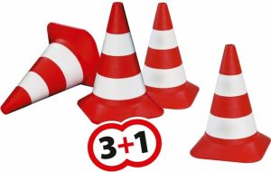 Big Pachołki drogowe 4 szt. Czerwone 2