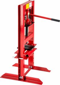 Tectake Ręczna prasa hydrauliczna warsztatowa 6T - czerwony 2