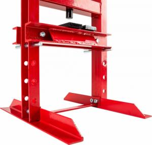 Tectake Ręczna prasa hydrauliczna warsztatowa 6T - czerwony 4