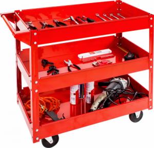 Wózek narzędziowy Tectake 3 półki  (400880) 3