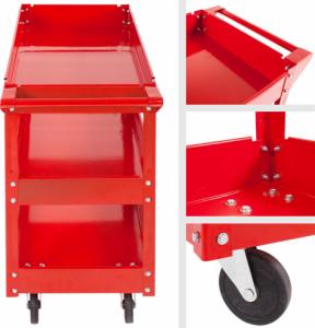 Wózek narzędziowy Tectake 3 półki  (400880) 6