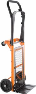 Tectake Uniwersalny wózek magazynowy 3w1 80 kg - pomarańczowy 1
