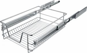 Tectake Szuflada teleskopowa do szafek kuchennych i sypialni - 37 cm 2