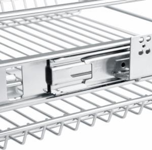 Tectake Szuflada teleskopowa do szafek kuchennych i sypialni - 37 cm 4