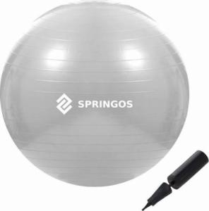 Springos Piłka gimnastyczna Springos Grey Bezpieczne zakupy z dostawą do domu 2