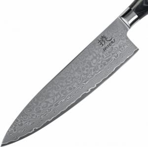Shiori Shiori 3-Set Kuro Mur + Santoku + Sifu - zestaw trzech noży ze stali damasceńskiej 4