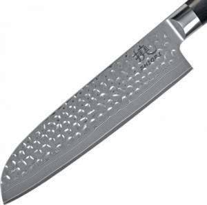Shiori Shiori 3-Set Kuri Mur + Santoku + Sifu - zestaw trzech noży ze stali damasceńskiej 6