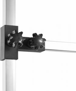 Tectake Stół groomerski trymerski składany, z wysięgnikiem i dwiema smyczami - czarny/srebrny 10