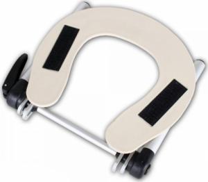 Tectake Regulowany podgłówek zagłówek do łóżka do masażu - szary 2