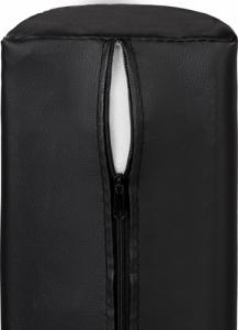 Tectake Półwałek rehabilitacyjny do masażu 64x14x8 - czarny 2