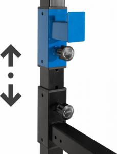 Tectake Klatka stacja treningowa do ćwiczeń - czarny/niebieski 5