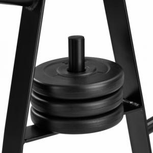 Tectake Stojak na obciążenie ciężary - czarny 6