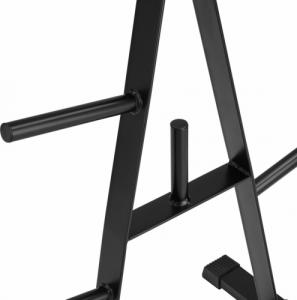 Tectake Stojak na obciążenie ciężary - czarny 8