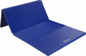 Tectake Materac gimnastyczny 4-częściowy 403637 240 cm x 120 cm x 5 cm niebieski 1