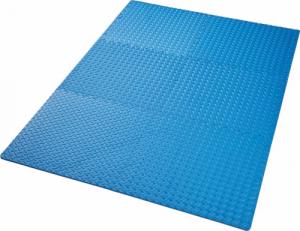 Tectake 6 x Mata ochronna puzzle do siłowni i ćwiczeń - niebieski 4