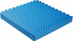 Tectake 6 x Mata ochronna puzzle do siłowni i ćwiczeń - niebieski 5