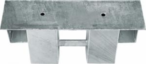 Tectake Stojak do składania drewna ocynkowany 2 sztuki - srebrny 5