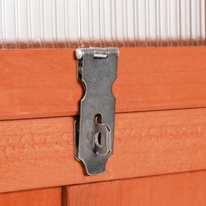 Tectake Wysoka skrzynia do uprawy roślin z półką oraz dostawką (403251) 7