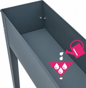 Tectake Grządka wzniesiona Calendula - antracyt 4