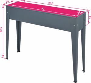 Tectake Grządka wzniesiona Calendula - antracyt 5