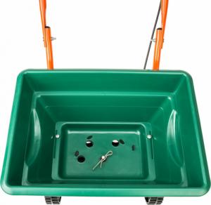 Tectake Siewnik ogrodowy do nawozu trawy - zielony 5