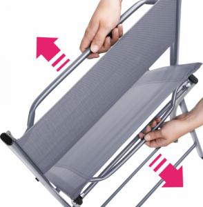 Tectake Zestaw mebli ogrodowych Dsseldorf - szary 7