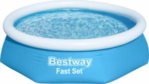 Bestway Bestway 57450 Basen rozporowy Fast Set z pompą filtracyjną 2.44m x 61cm 1