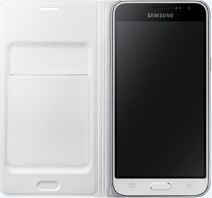 Samsung Etui Flip Wallet do Galaxy J1 (2016) Białe (EF-WJ120PWEGWW) 1