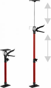 Tectake 2 x Rozpierak rozpórka do montażu drzwi i futryn - czerwony 3