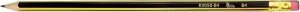 Tetis Ołówek z gumką twar.B4 KV050-B4 (12szt.) 1