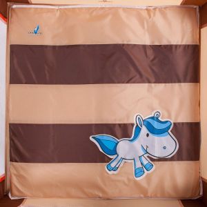 Caretero Kojec składany Quadra, Brązowy 3