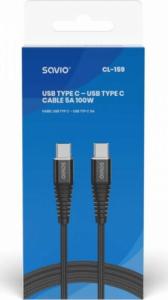 Kabel USB Savio USB-A - USB-C Czarny (1_811564) 4