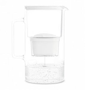 Dzbanek filtrujący Wessper Aquamax Crystalline biały + 1 wkład 1