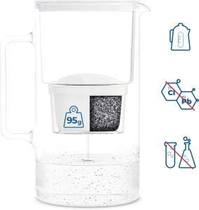 Dzbanek filtrujący Wessper Aquamax Crystalline biały + 1 wkład 3