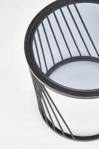 Halmar WNĘTRZARSKIE ZESTAW DWÓCH ŁAWA STOLIKÓW ANTILLA CZERŃ 4