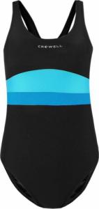 Crowell Kostium kąpielowy dla dziewczynki Crowell Swan kol.01 czarno-błękitno-niebieski 146cm 1