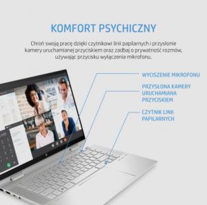 Laptop HP HP ENVY x360 Convert 15-es0029nw i7-1165G7 15,6” FHD Touch IPS 250 nits 16GB DDR4 3200 SSD512 NVMe GeForce MX450_2GB WLAN+BT 51 Wh Win10 2