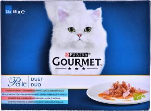 Purina GOURMET PERLE DUO Duet Rybny 12x85g 2
