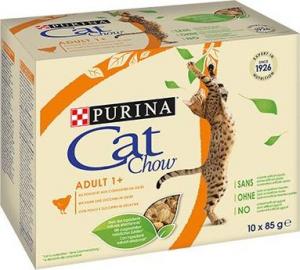 Purina Karma Cat Chow Adult Kurczak Cukin Multipack 10x85g 1