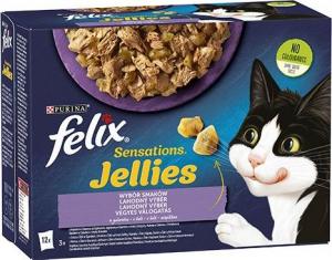 Purina Karma Felix Sensations Indyk,Makrela,jagnięc 12x85g 1