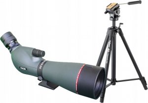 Luneta Focus KIT FOCUS VIEWMASTER 20-60X80, VELBON VIDEOMATE 63 2