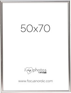 Ramka Focus Focus Can-Can Shiny Silver 50x70 1