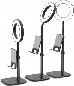 Lampa pierścieniowa DigiPower  Success Phone Holder with 6" ring light 3