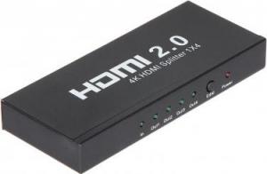 System przekazu sygnału AV ROZGAŁĘŹNIK HDMI-SP-1/4-2.0 1
