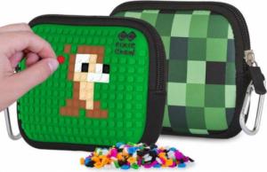 Piórnik Cass film Saszetka na suwak z zielonym panelem 2