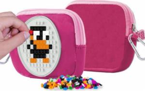 Piórnik Cass film Saszetka na Suwak Purpurowa Panel Świecący 3