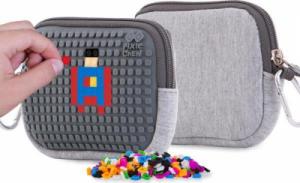 Piórnik Cass film Saszetka na suwak z szarym panelem 3