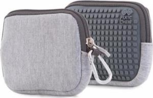 Piórnik Cass film Saszetka na suwak z szarym panelem 4