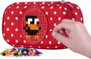 Piórnik Pixie Crew Piórnik szkolny na suwak Kropki z czarnym panelem 2