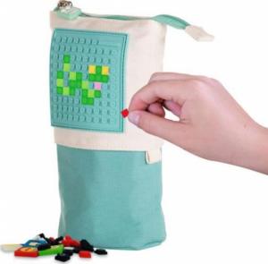 Piórnik Pixie Crew Pionowy piórnik na suwak z turkusowym panelem 4